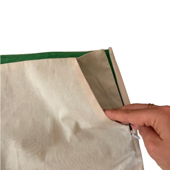 DVF Diane Von Furstenberg Reversible Beige Green Linen-Blend Mini Skirt - Picture 4 of 5